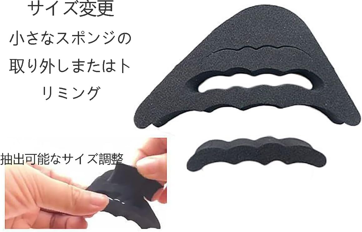 Shoe Size Adjustment Insoles Toe Adjustment Pad Pain Prevention Forefoot Pad Anti-Slip Soft Thickness (1 Double Black)