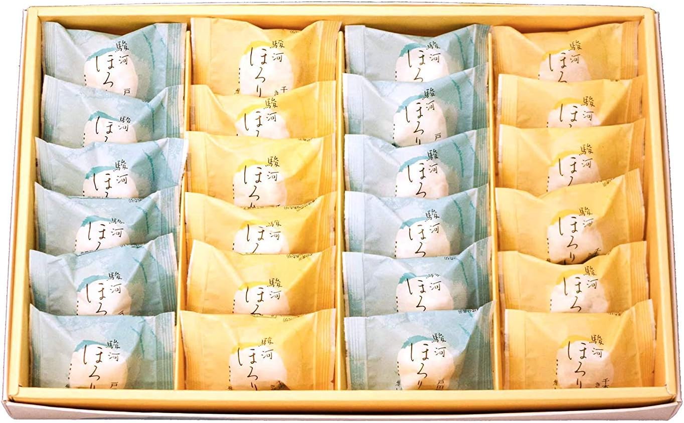 Gakushi-sho Gakshin-en Japanese-Style Cookies 【Suruga Hororin 24-Piece Set】"Melts in Your Mouth" Souvenirs, Shizuoka-Produced Assorted Cookies, Gift