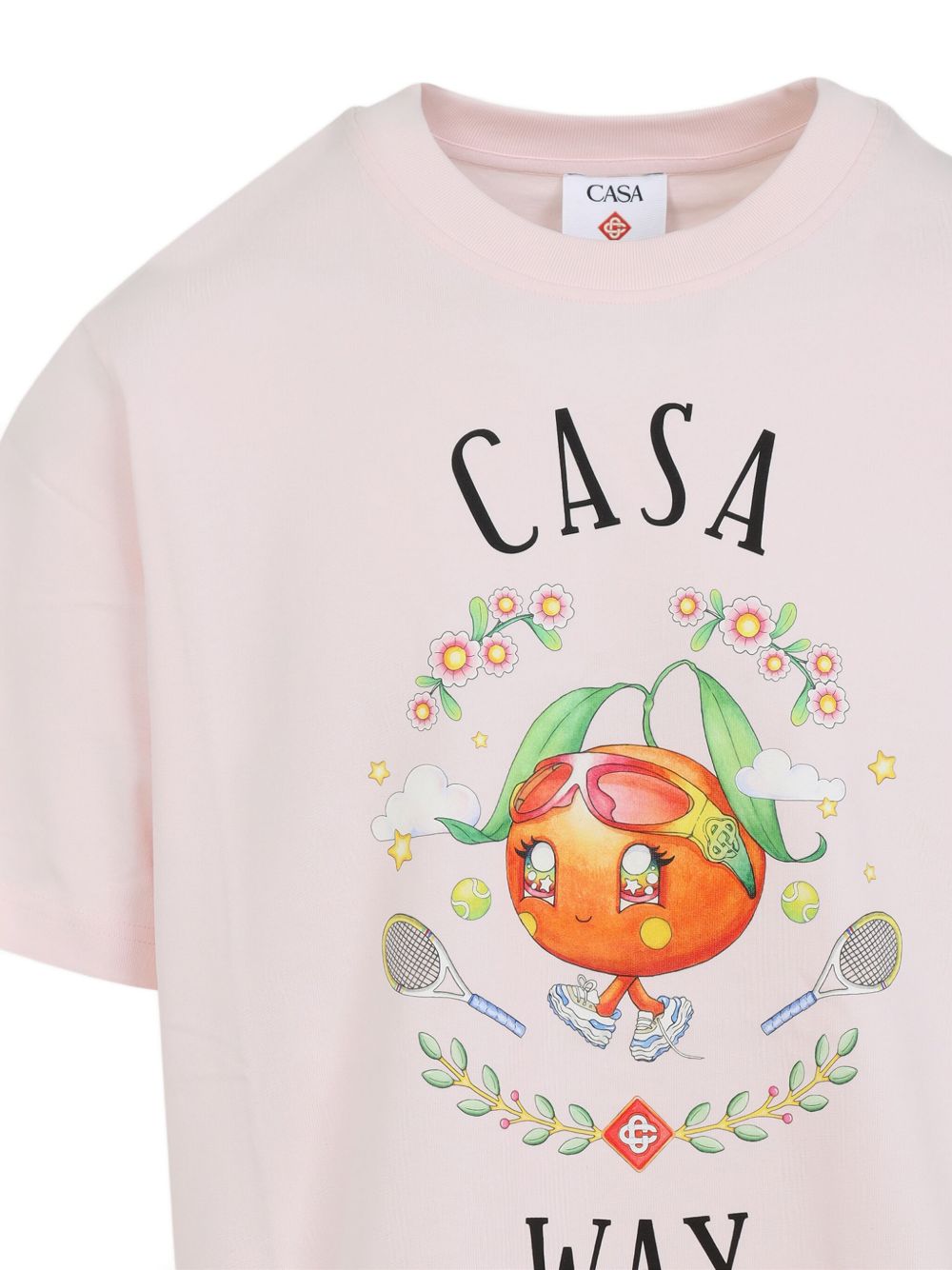 Casablanca カサブランカTシャツとポロスピンク - Image 4
