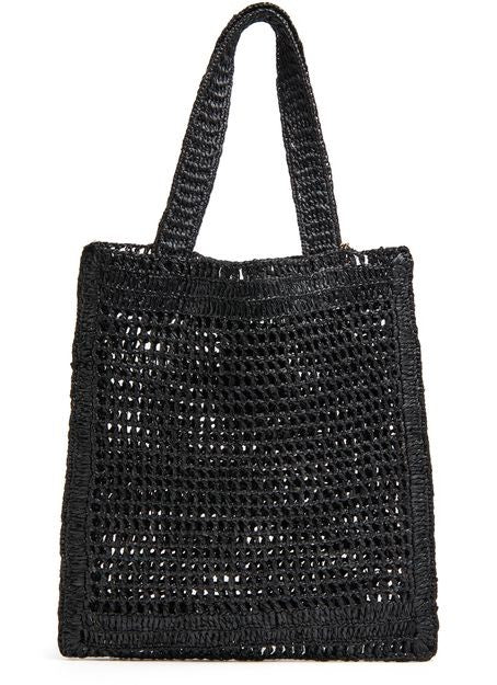 CHLOE Summer Banana crochet tote bag - Image 4