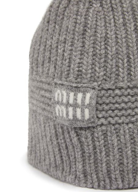 MIU MIU Cashmere and wool beanie - Image 4