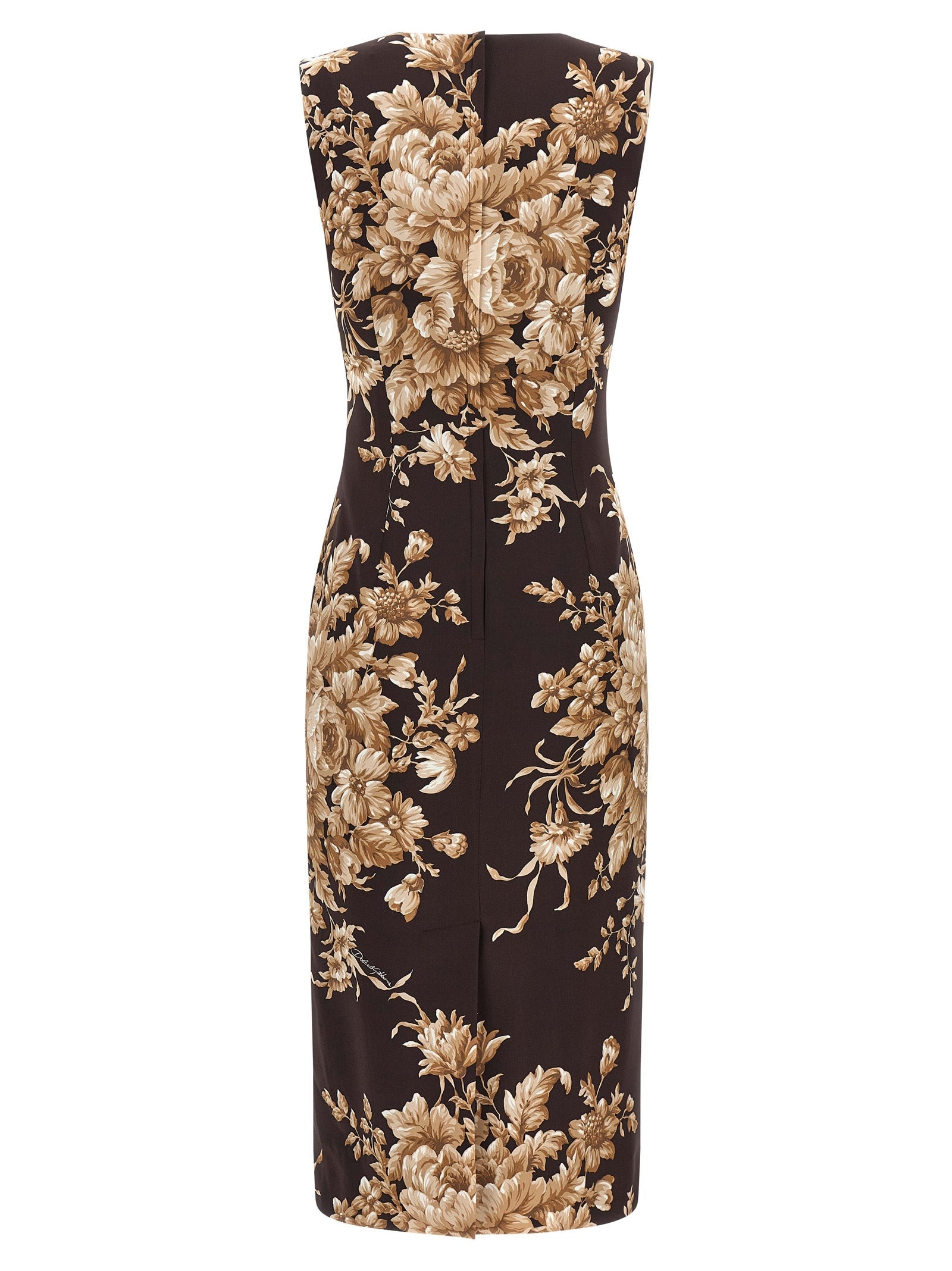 Dolce  Gabbana ドルチェ＆ガッバーナローズプリントドレス - Image 4