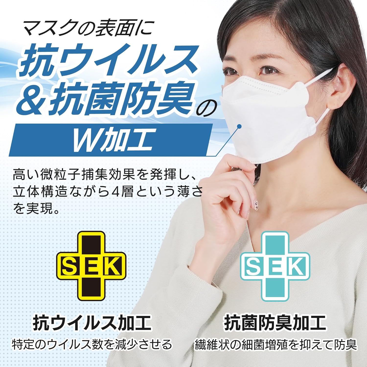 Shionogi Health Care Official Pylon PL Pro Mask, 3D Type, 18 Pieces, 1 Box, Disposable, Individually Packaged, Made in Japan, Easy to Breath (Ultra Fine Nanofiber Combines Collection Efficiency and