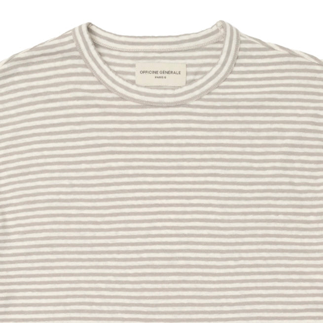 Off Officine Generale T Shirts And Polos Grey - Image 4