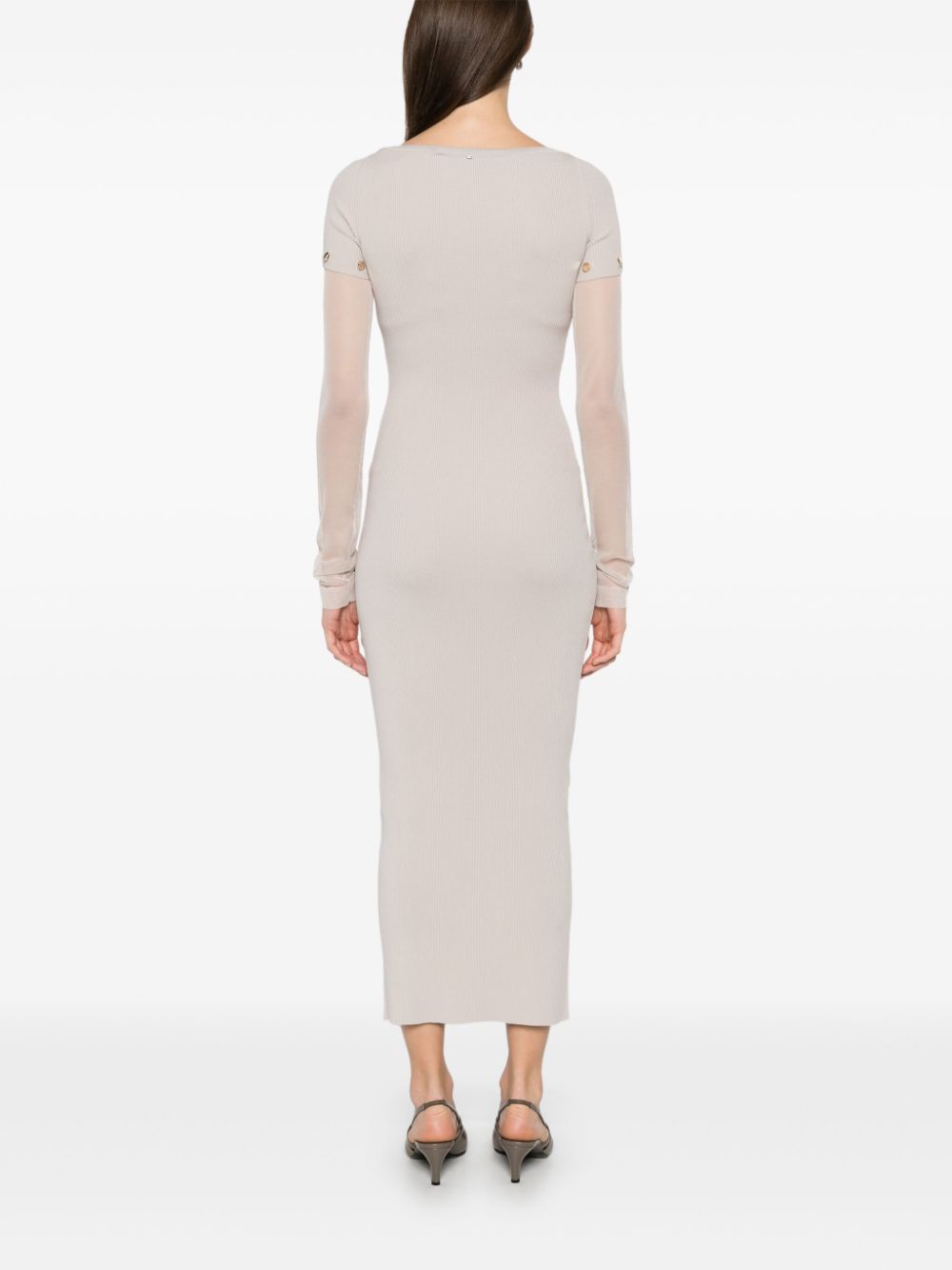 Sportmax SportMaxはプリニットロングドレス - Image 4