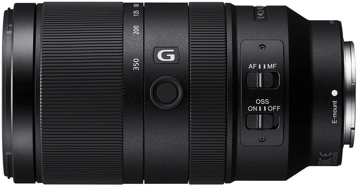 Sony SEL70350G Telephoto Zoom Lens APS-C E 70-350mm F4.5-6.3 G OSS G Lens for Digital SLR Camera α [E-Mount] Genuine Lens