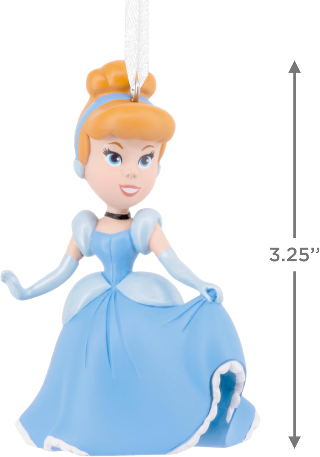 Hallmark Disney Princess Cenicienta - Adorno de Navidad estilizado, regalos para fanáticos de Disney