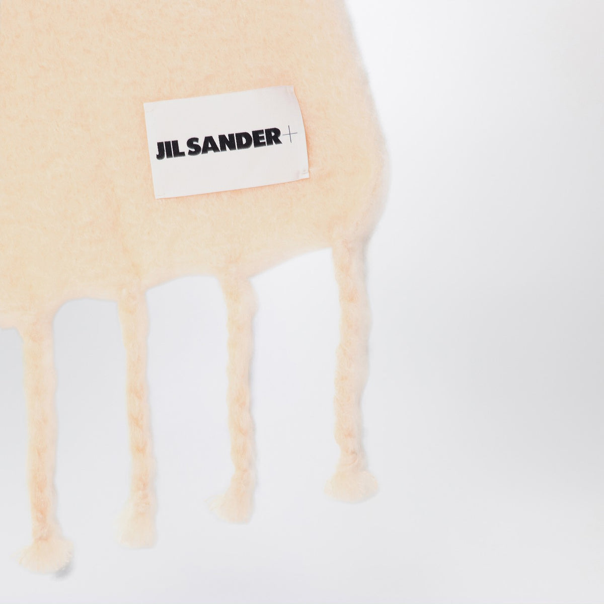 Jil Jil Sander Pale Pink Mohair Blend Scarf - Image 4