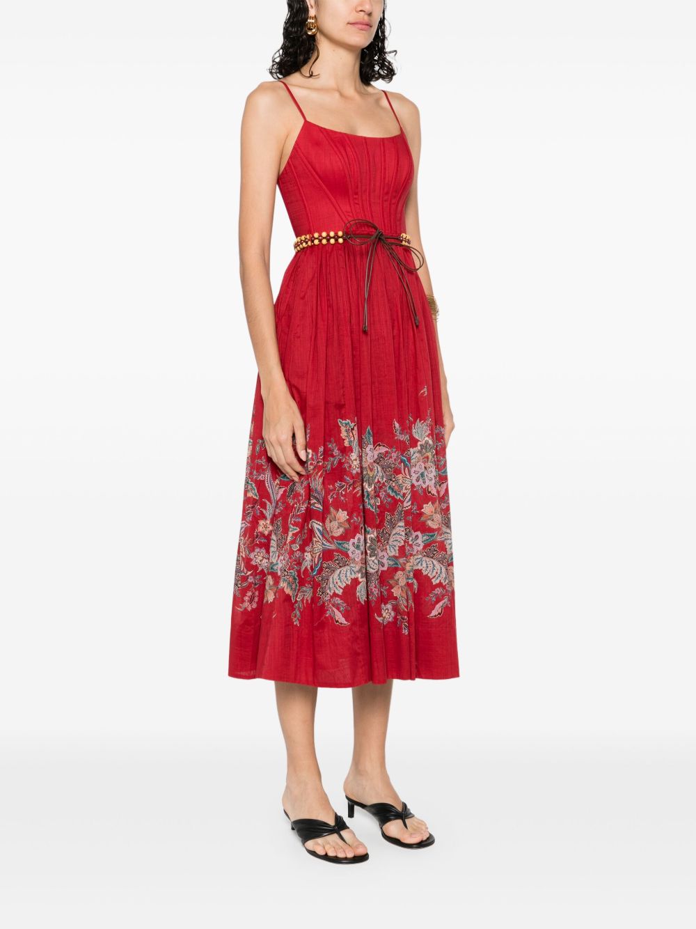 Zimmermann Zimmermann Rhiannonプリントミディドレス - Image 4