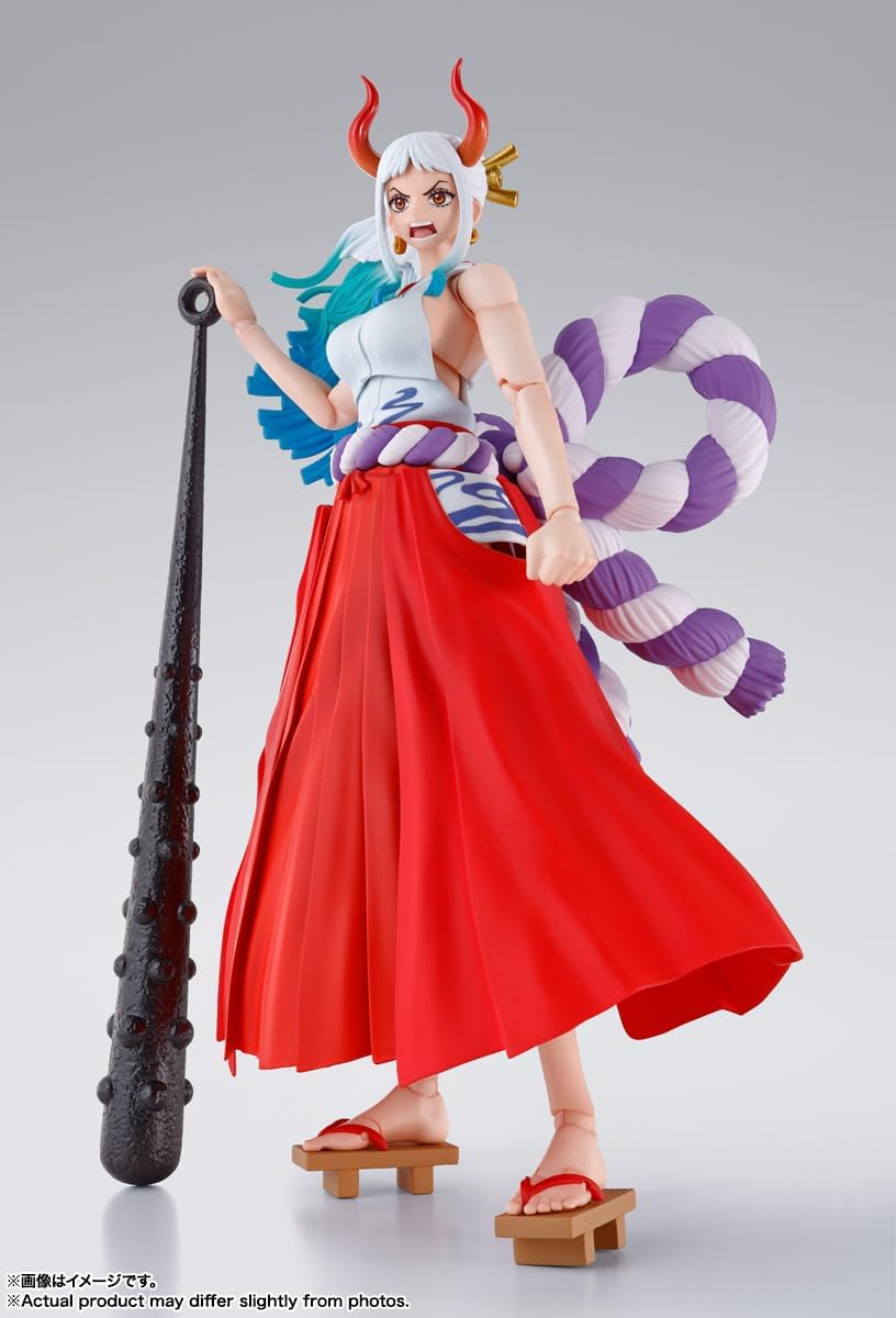 TAMASHII NATIONS S.H. Figuarts One Piece Yamato, Approx. 7.3 inches (185 mm), PVC & ABS, Pre-painted Action Figure