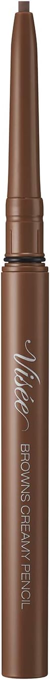 Visee Riche Browns Creamy Pencil Eyeliner Unscented BR300 Chocolate Brown 0.1g (x1)