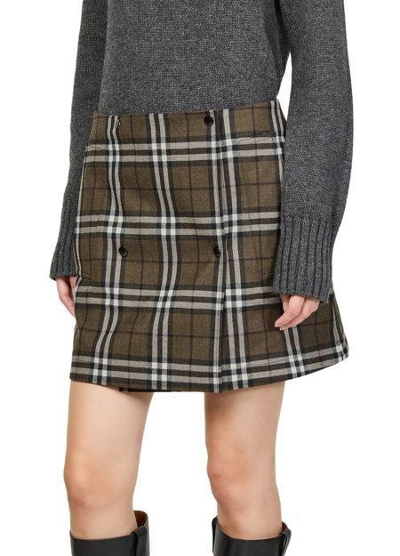 BURBERRY Buttoned mini skirt - Image 4