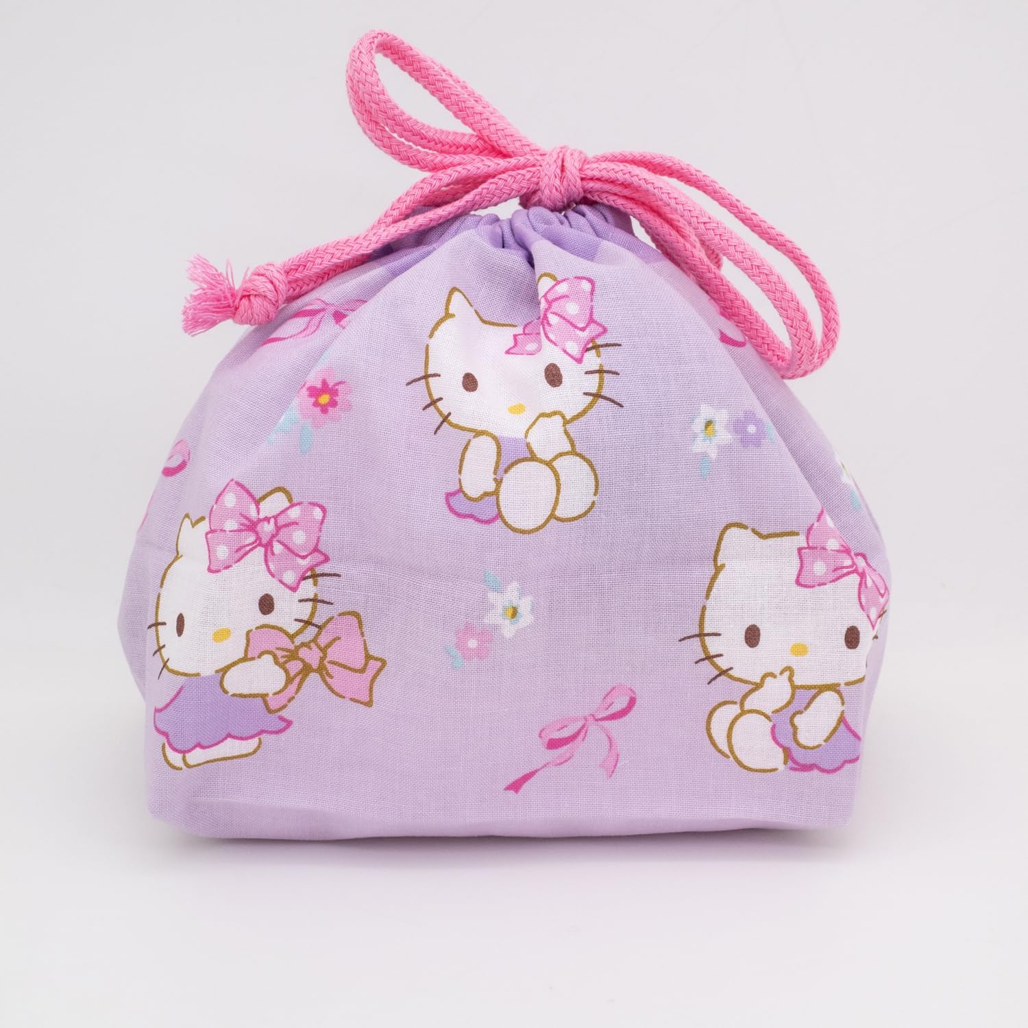 Hello Kitty Ribbon Drawstring Lunch Bag KB 1