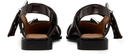 GANNI Snake バックル バレエパンプス - Image 4