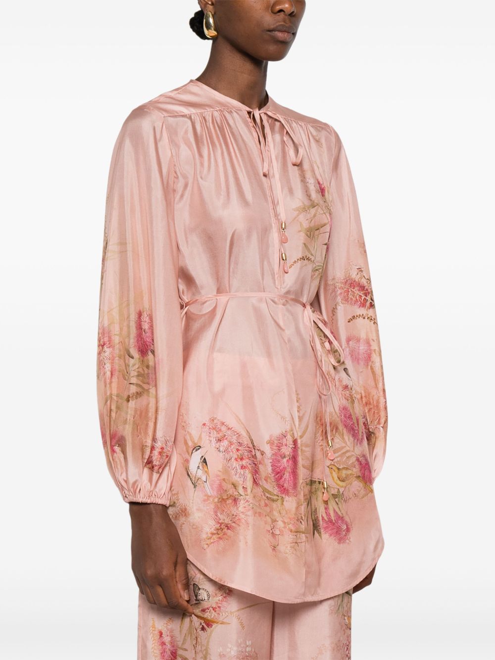 Zimmermann Zimmermann Cascadianプリントシルクトップ - Image 4