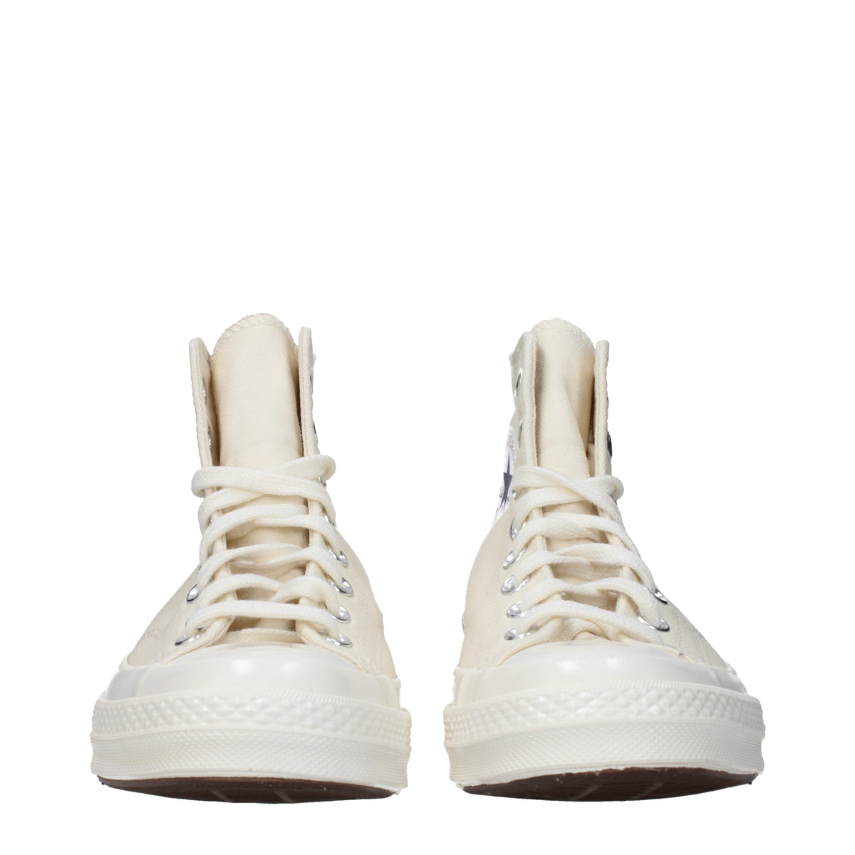 Comme Comme DesGarçonMen'S コンバーススニーカーファブリックベージュ/ミルク - Image 4