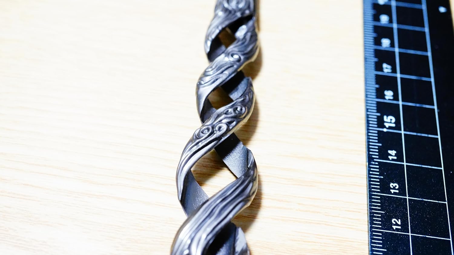 11.8 inches (30 cm) God Hunting Sword, Silver, Elden Ring, Mini Weapon, Sword, Bow, Arrow, Shield, Sword, Accessory, Keychain, Figure, Doll, Display, Decoration, Anime, Game, Alloy, Toy, Metal