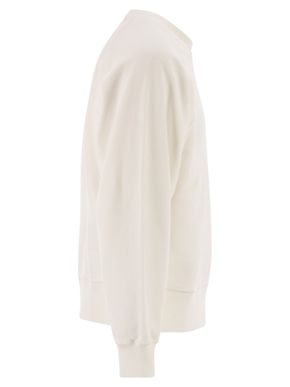 Stone Stone Island Oversized Crew Neck Sweatshirt With Raglan Sleeves - Image 4