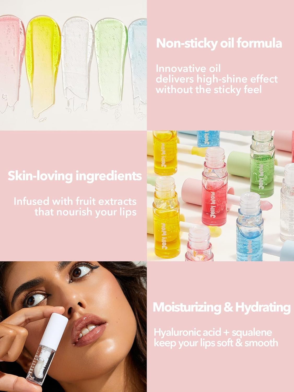 SHEGLAM Jelly Wow Hydrating Lip Oil - Berry Involved