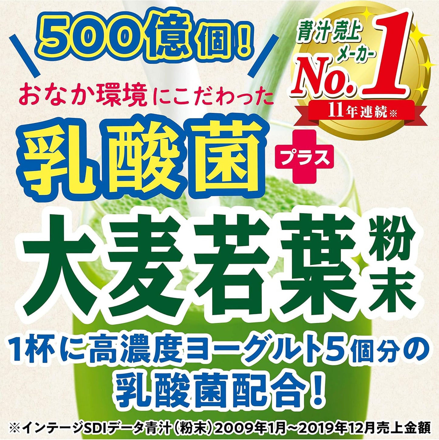 Yamamoto Kanpo Pharmaceutical Lactic Acid Bacteria Young Barley Powder, 0.2 oz (4 g) x 60 Packets