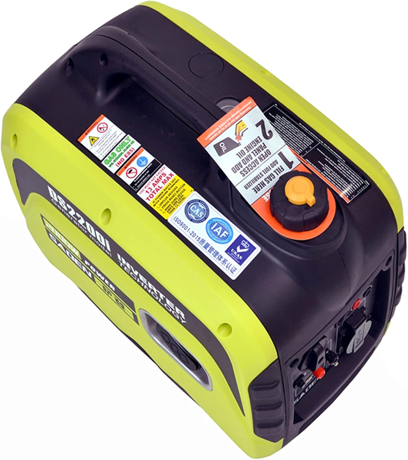 2000W Power Portable Electric Motor Household Car Engine Gas Gasoline Digital Inverter Gasoline Generator