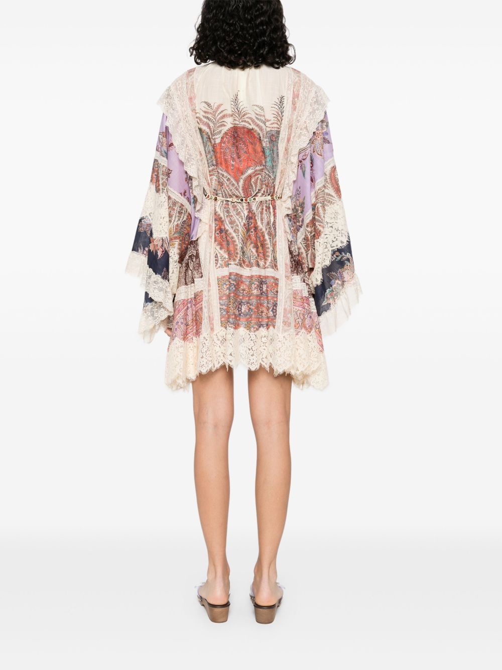 Zimmermann Zimmermann Rhiannonプリントコットンミニドレス - Image 4