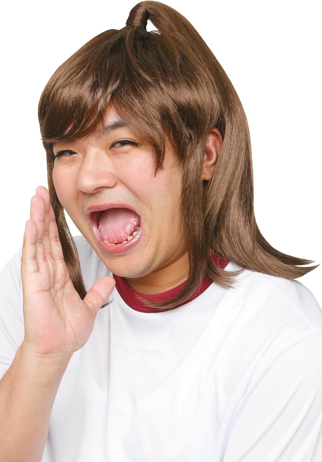 Katsurand Natural Ponytail Wig Costume Prop Unisex