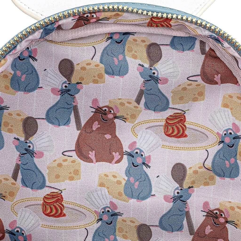 Loungefly Disney Pixar Ratatouille Chef Cosplay - Bolso de hombro con doble correa para mujer