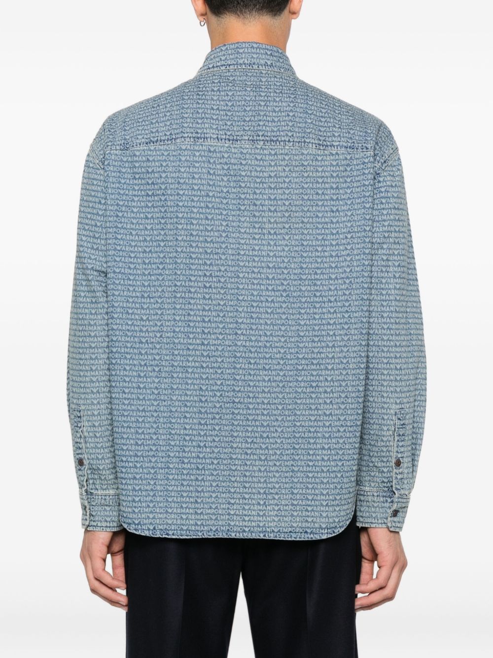 Emporio エンポリオアルマーニデニムコットンシャツ - Image 4