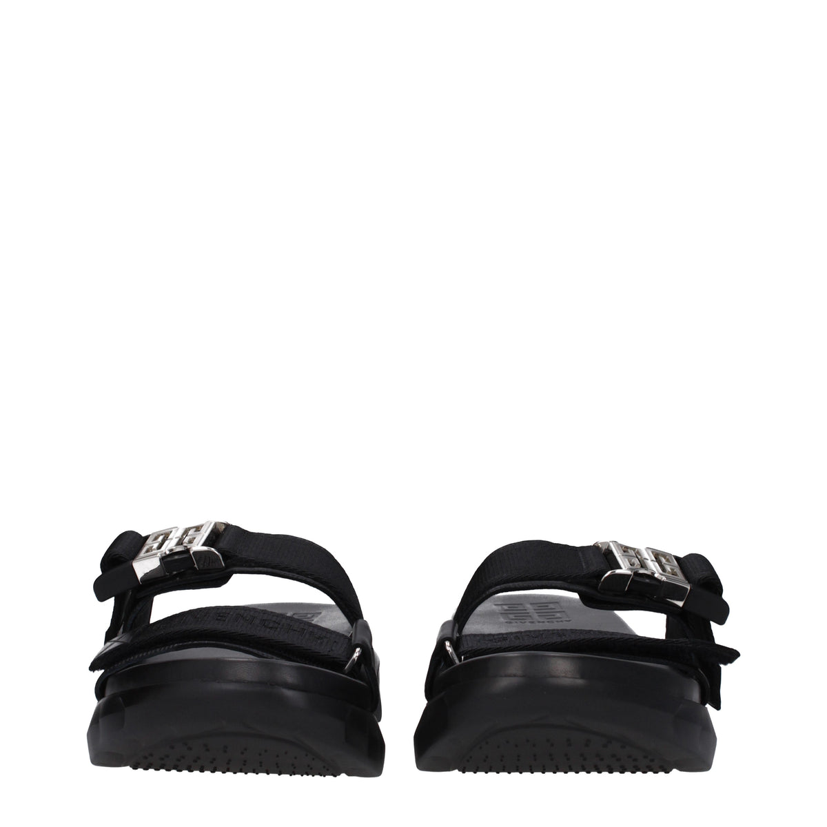 Givenchy Givenchy Ciabatte E Zoccoli Marshmallow Uomo Tessuto Nero - Image 4