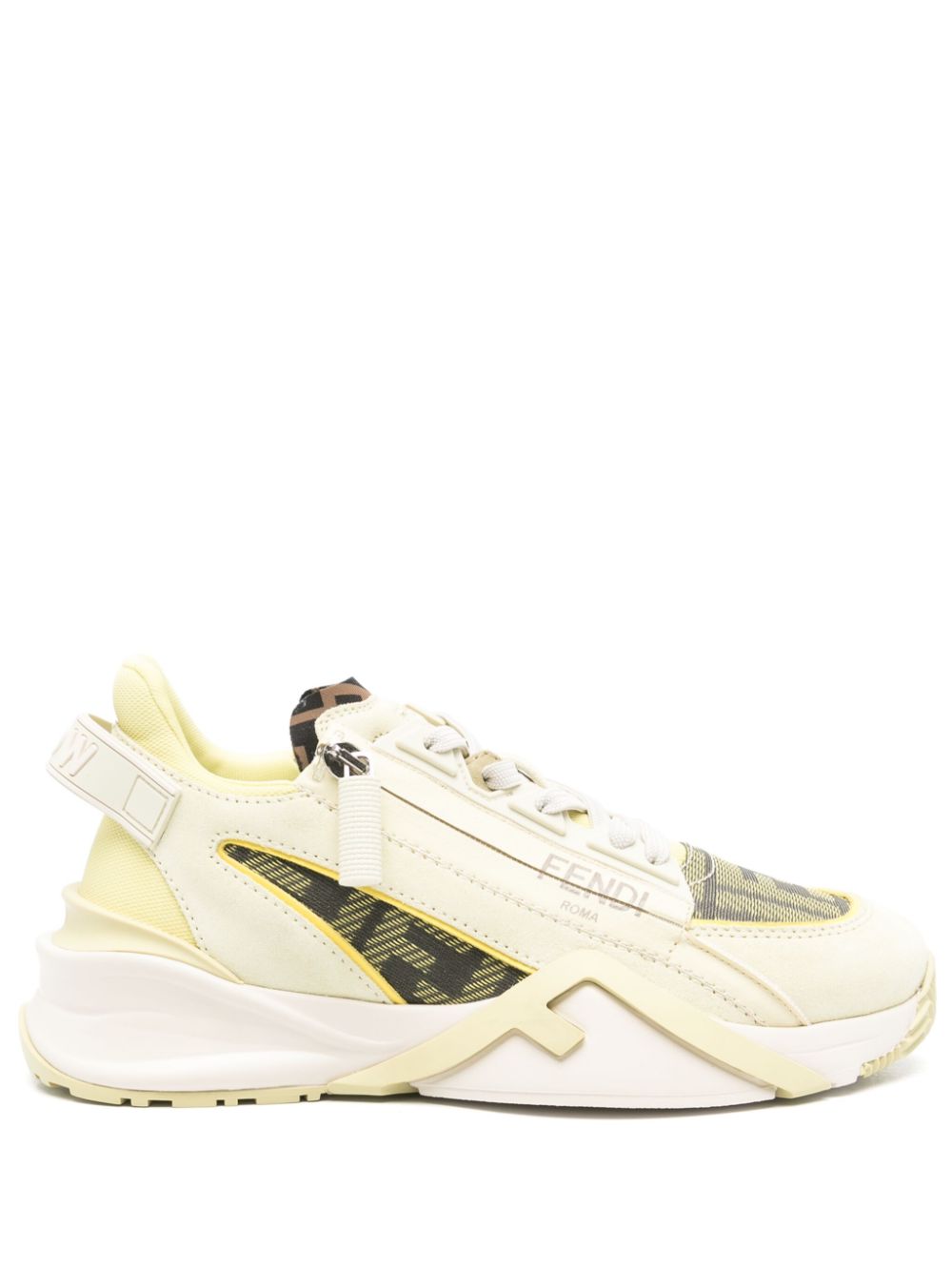 Fendi フェンディフェンディフローレザースニーカー - Image 4