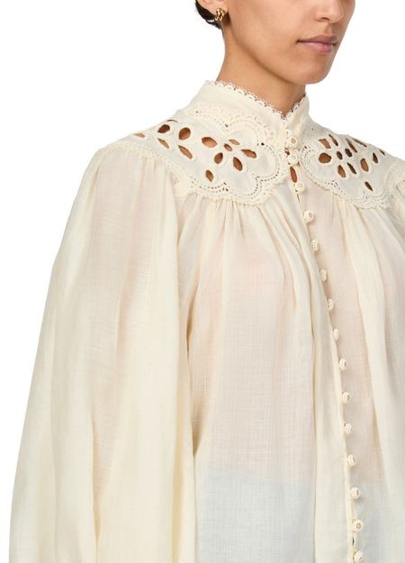 ZIMMERMANN Coco embroidered blouse - Image 4