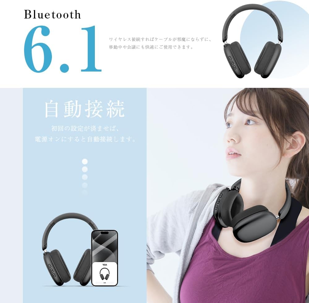 Bluetooth Headphones, Wireless Headphones, Bluetooth 5.4, Over-Ear Headphones, Wired Wireless, Dual Use, Sealed Type, HIFI Sound Quality, No Delay, 30 Hours Music Playback, Lightweight, Foldable