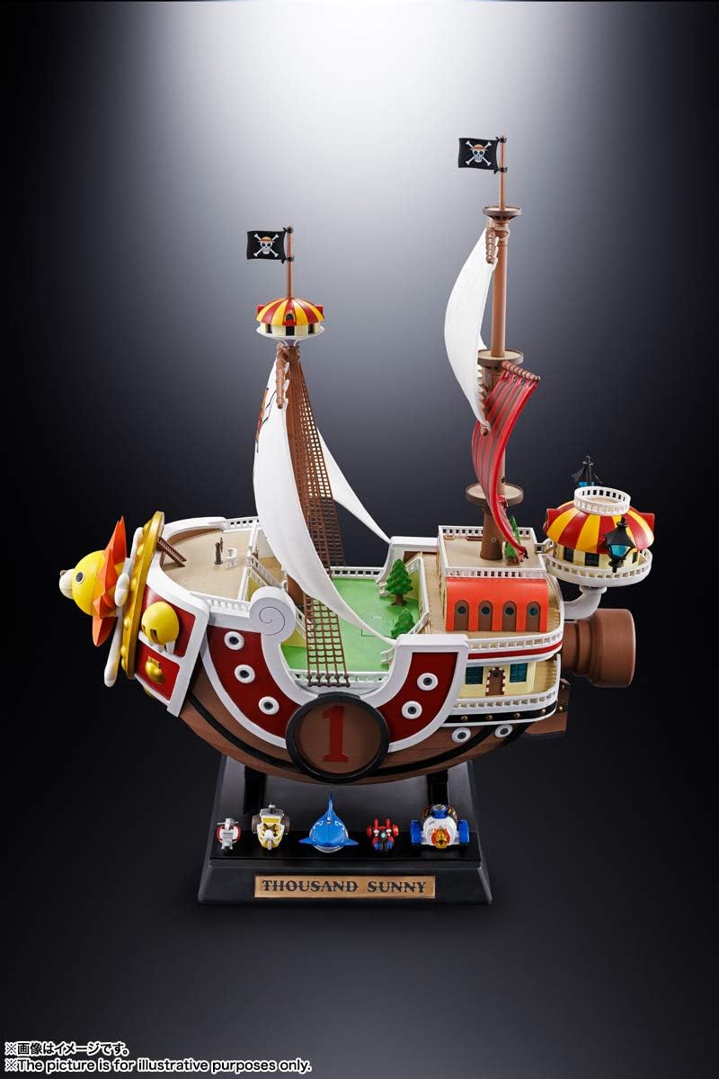 Chogokin One Piece Thousand Sunny ABS/PVC/Die-Cast Painted Action Figure, Approx. 15.0 inches (380 mm)