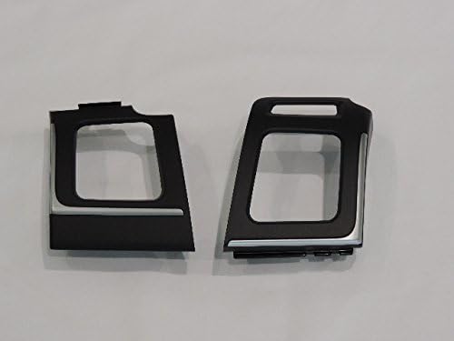 Toyota genuine Prius PHV soft pad leather glove box & center finish panel & cup holder & air conditioner register bezel left and right 5 piece set Gray stitching