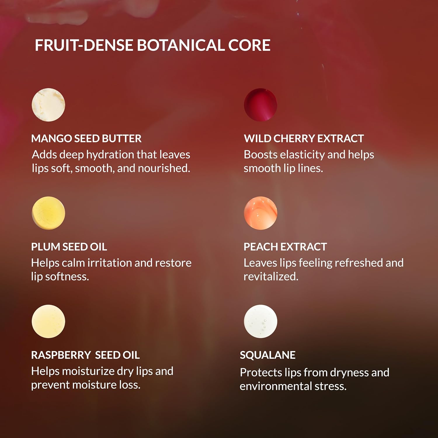 Mango People Tinte labial hidratante brillante de frutas, brillo 2 en 1 para manchas de larga duración, tinte y tinte de aceite, maquillaje de labios ligero con acabado de alto brillo para labios