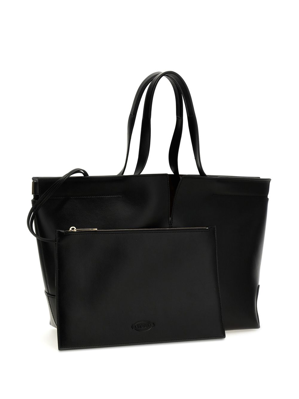 Tods トッド 'S Diバッグフォリオレザーショッピングバッグ - Image 4