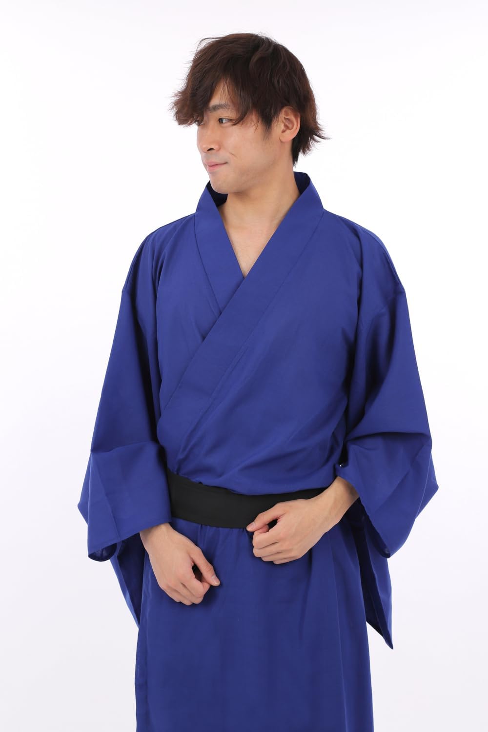 Magic Night Kimono Color Kimono, Blue, 63.0 - 68.9 inches (160 - 175 cm), Cosplay, Costume, Theater, Period Drama, Party