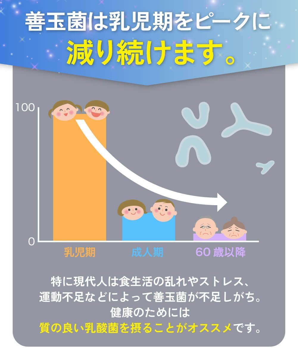 Bacterial Active Bacteria, Lactobacilli, 5 Trillion Pieces, Bifidobacteria, Butyric Acid Bacteria, Natto Bacteria, Oligosaccharide, Dietary Fiber, Supplement, 30 Tablets Made in Japan