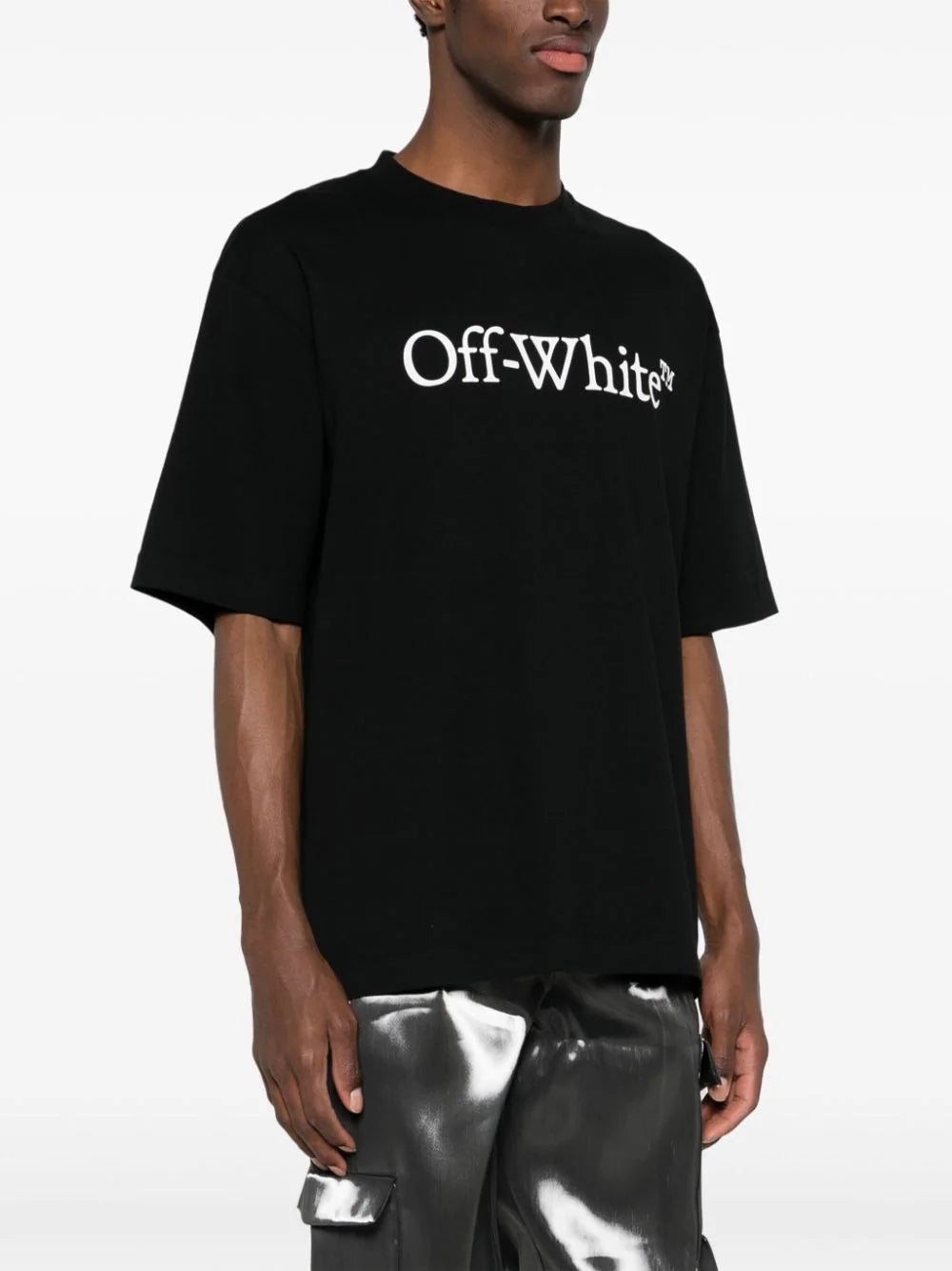 Off Off White Big Bookish Skate Cotton T Shirt - Image 4