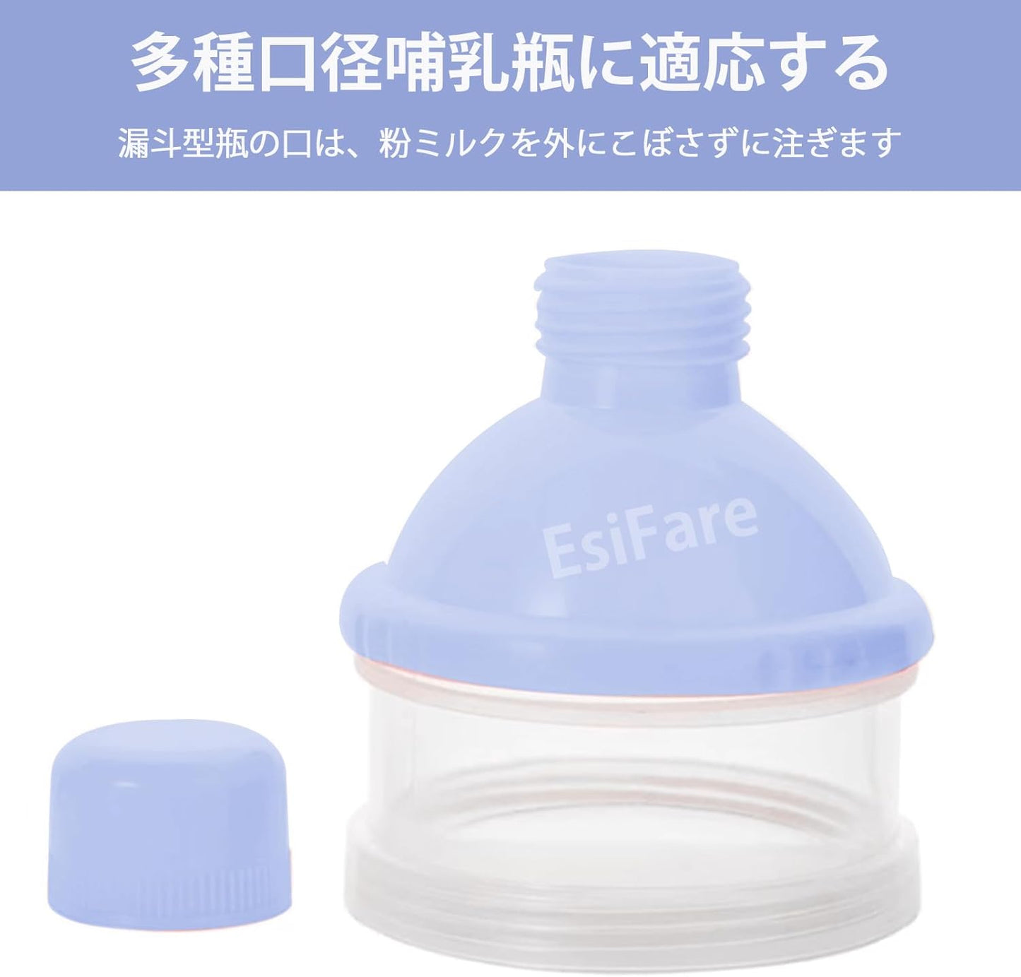 EsiFare Baby Milk Case, Milk Powder Divided Case, Baby Food Storage Container, 5 Layers, Milk Stocker, Stackable Milk Powder Carrying Case, Milk Powder Container, Dividing, Snack Storage Box, Baby