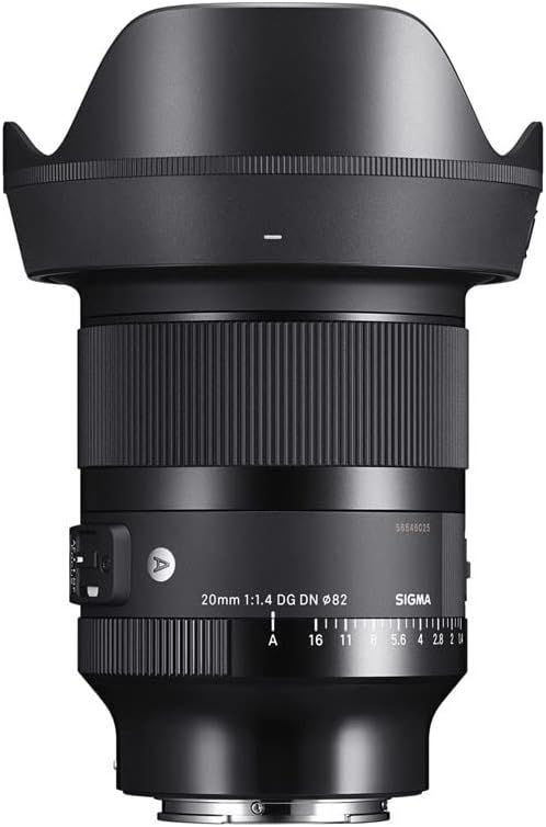 Sigma Sony E-Mount Lens 20mm F1.4 DG DN Single Focus Wide Angle Full Size for Art Mirrorless