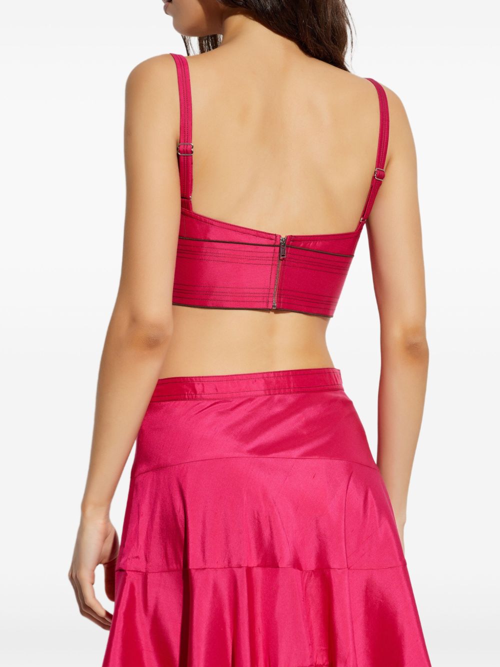 Tory Tory Burch Silk Bra Top - Image 4