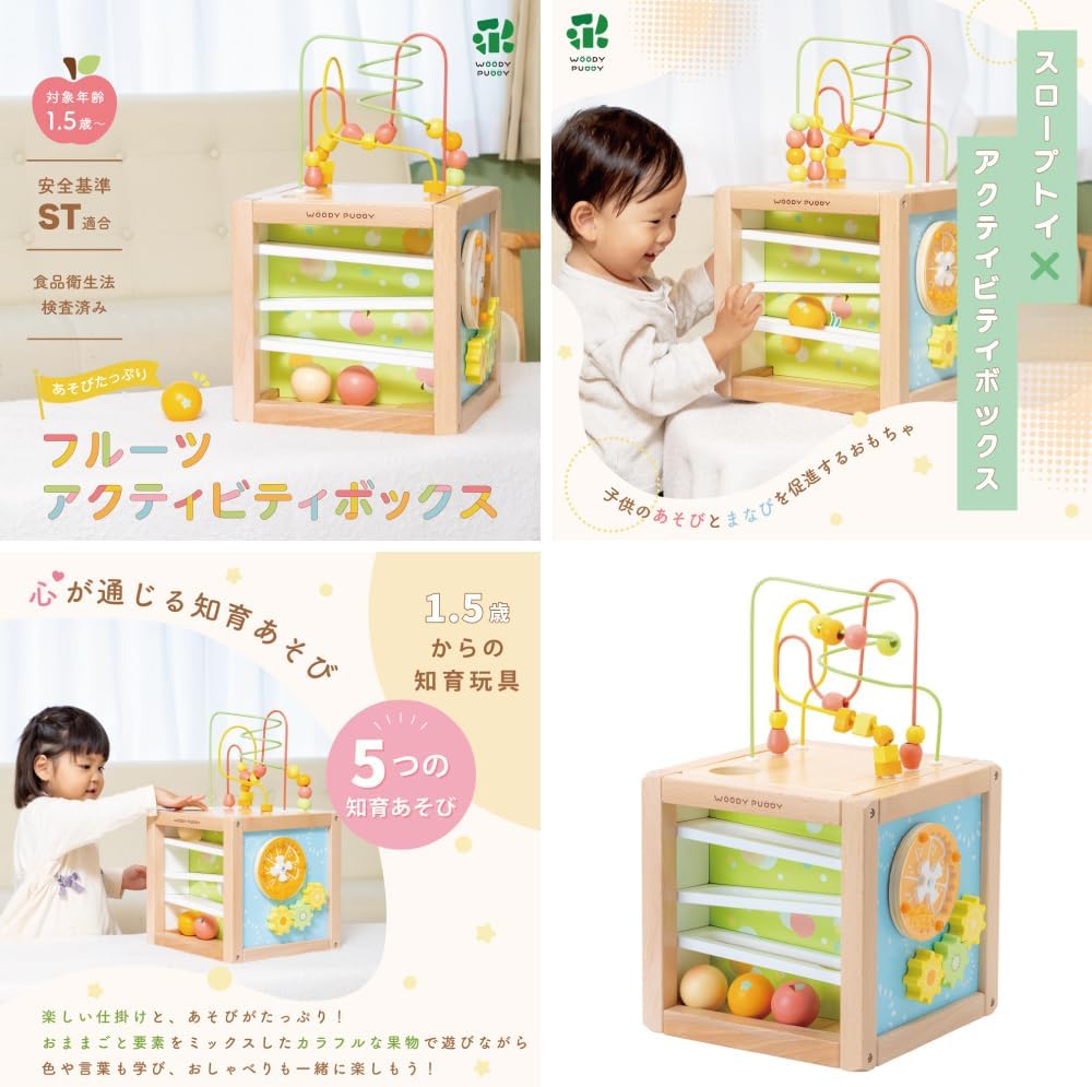 【Woody Puddy Direct Store Exclusive】Playful Fruit Activity Box (Limited Edition with Watermelon Ball)