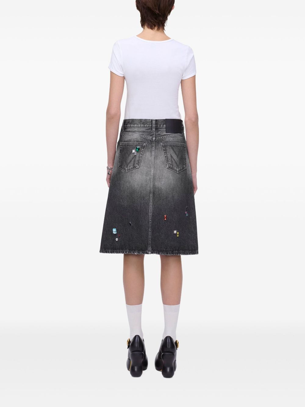 Marc マークジェイコブスデニムミディスカート - Image 4