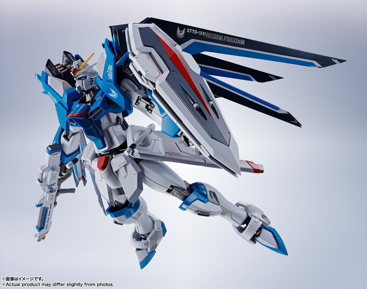 Metal Robot Spirits, Mobile Suit Gundam SEED FREEDOM, Rising Freedom Gundam, Approx. 5.5 inches (140 mm), ABS & PVC & Die Cast Pre-painted Action Figure