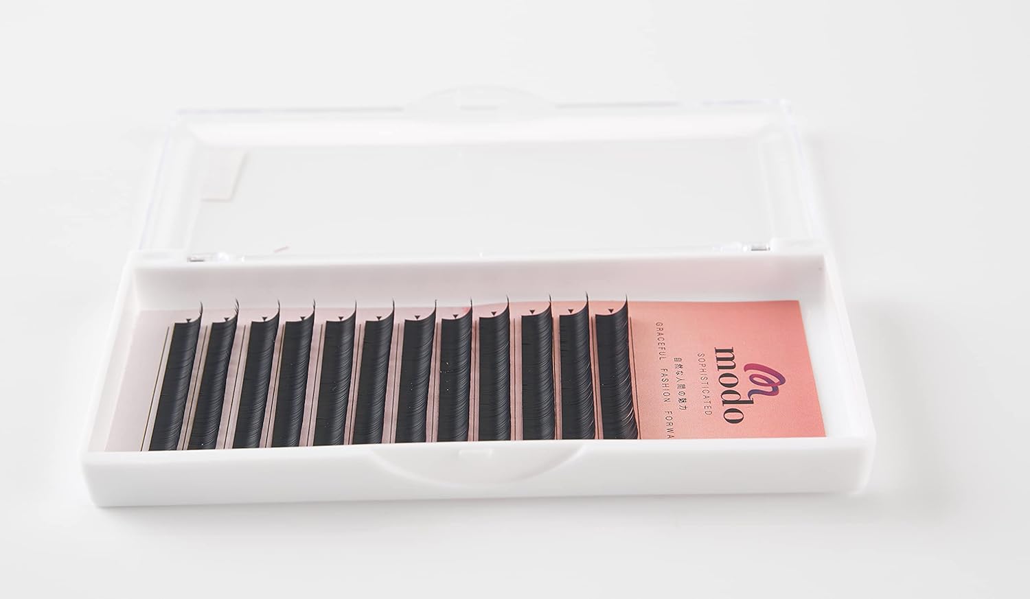 MODO LASH Sable 12 Row False Eyelash Extensions C Curl 0.15 Thickness (11mm)