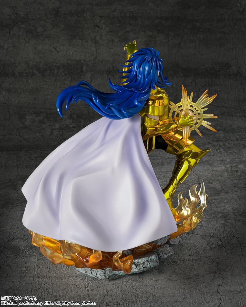 TAMASHII NATIONS Figuarts Zero Touche Métallique Saint Seiya Gemini Saga, Approx. 8.3 inches (210 mm), ABS & PVC Pre-painted Complete Figure