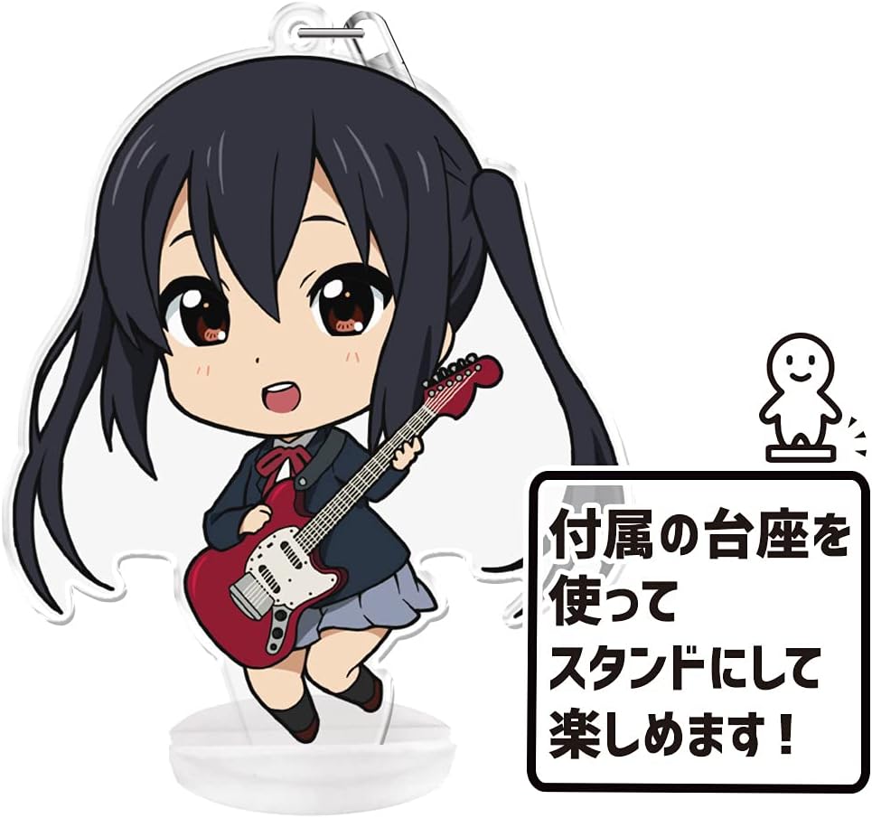 K-On! Punikore! Key Holder (with Stand) Nakano Azusa