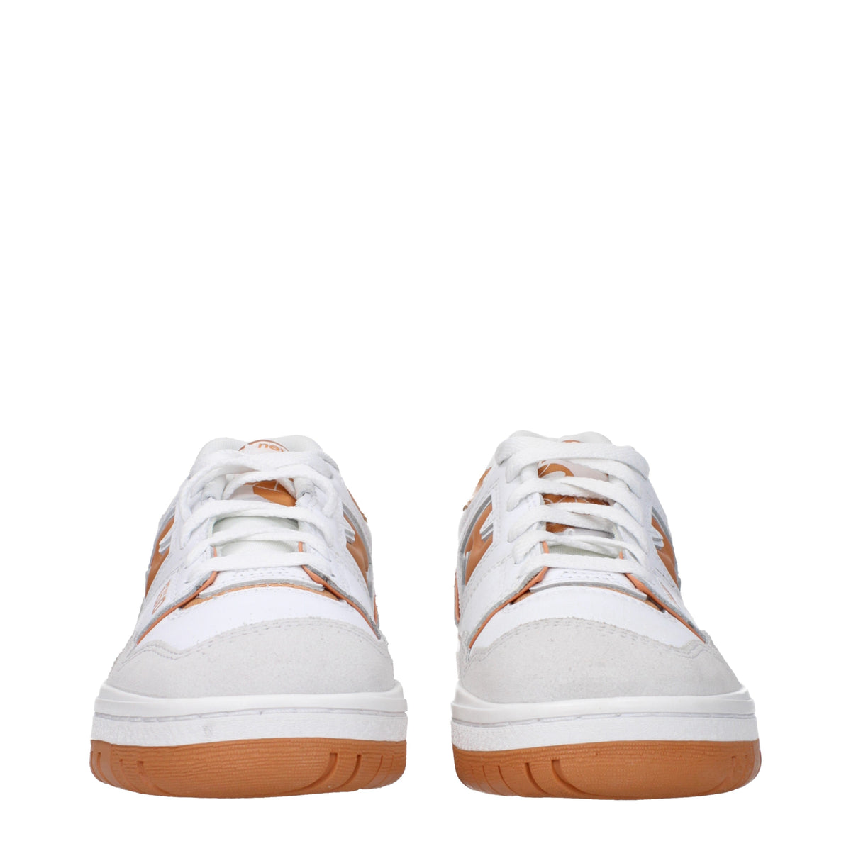 Designer Brand ニューバランススニーカー550メンズスキンホワイト/ライトブラウン - Image 4